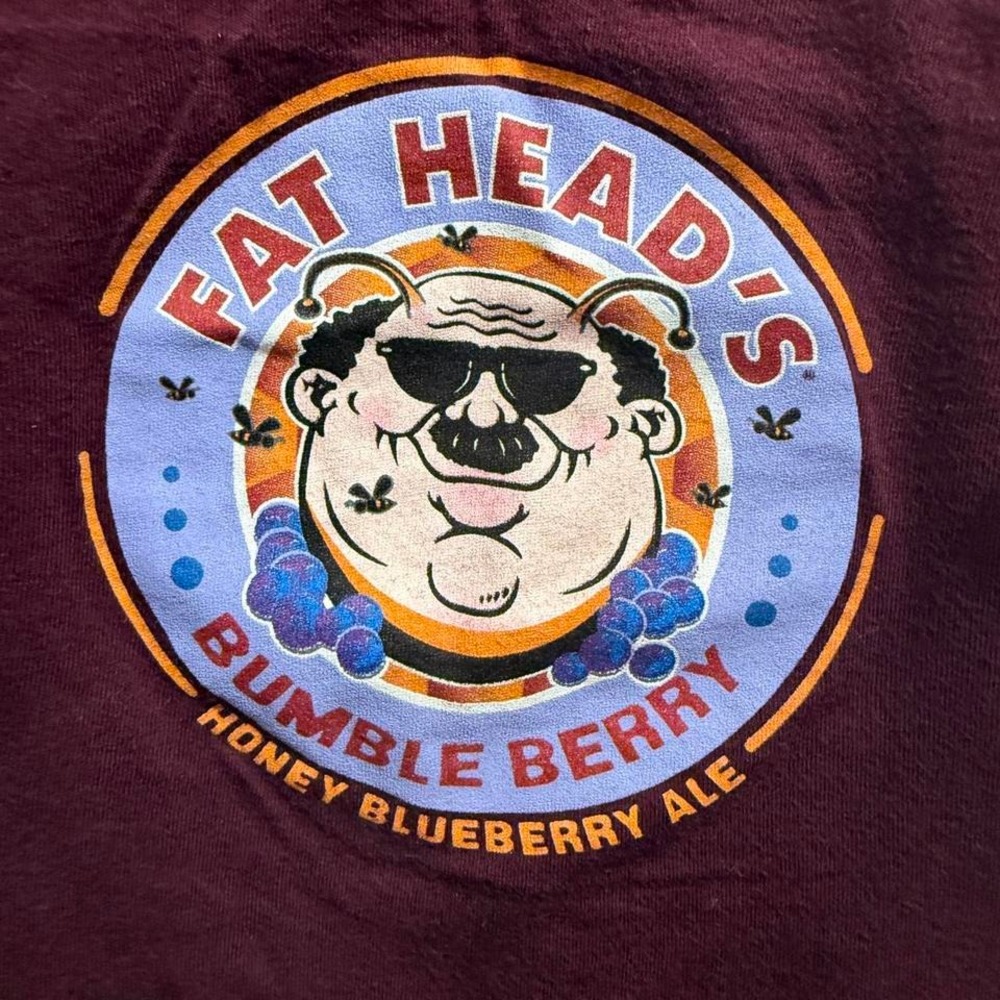 Fat Head's Bumble Berry Beer Tank Top Women's XL Purple Bella‎